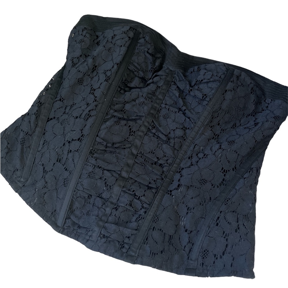 Y2k vintage forever 21 black lace corset - Picture 4 of 5
